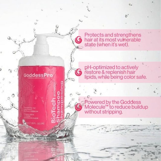 GoddessPro BioTech Blowout Restorative Shampoo 750ml