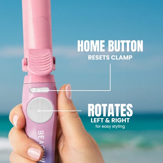 Beachwaver Sunset Ceramic Auto Rotating Curling Iron Dual Voltage, Choose 19mm, 25mm or 32mm