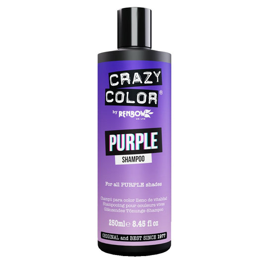 Crazy Color Refresh and Revive Vibrant Colour Shampoo 250ml - Purple