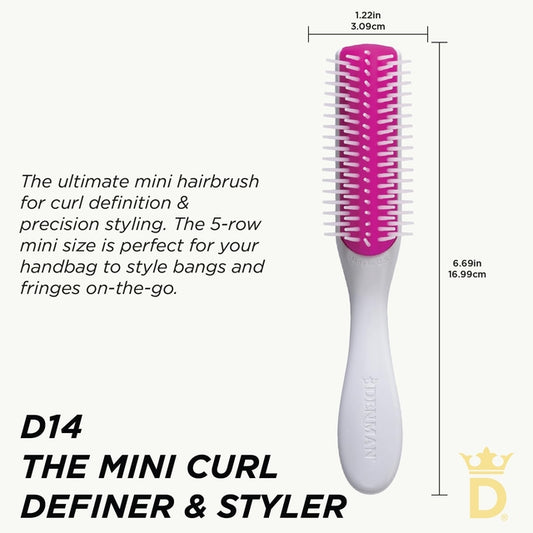 Denman D14 The Classic Mini Styler 5 Row - Kyoto Blossom