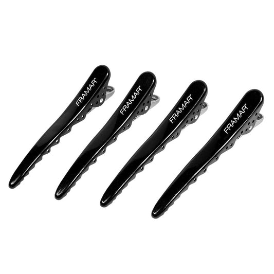 Framar Big Bite Clips 4pk - Black