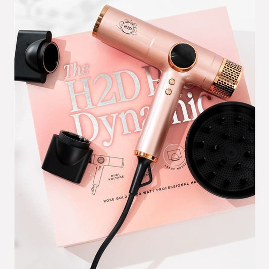 H2D Pro Dynamic Rose Gold 2000W Professional Hair Dryer