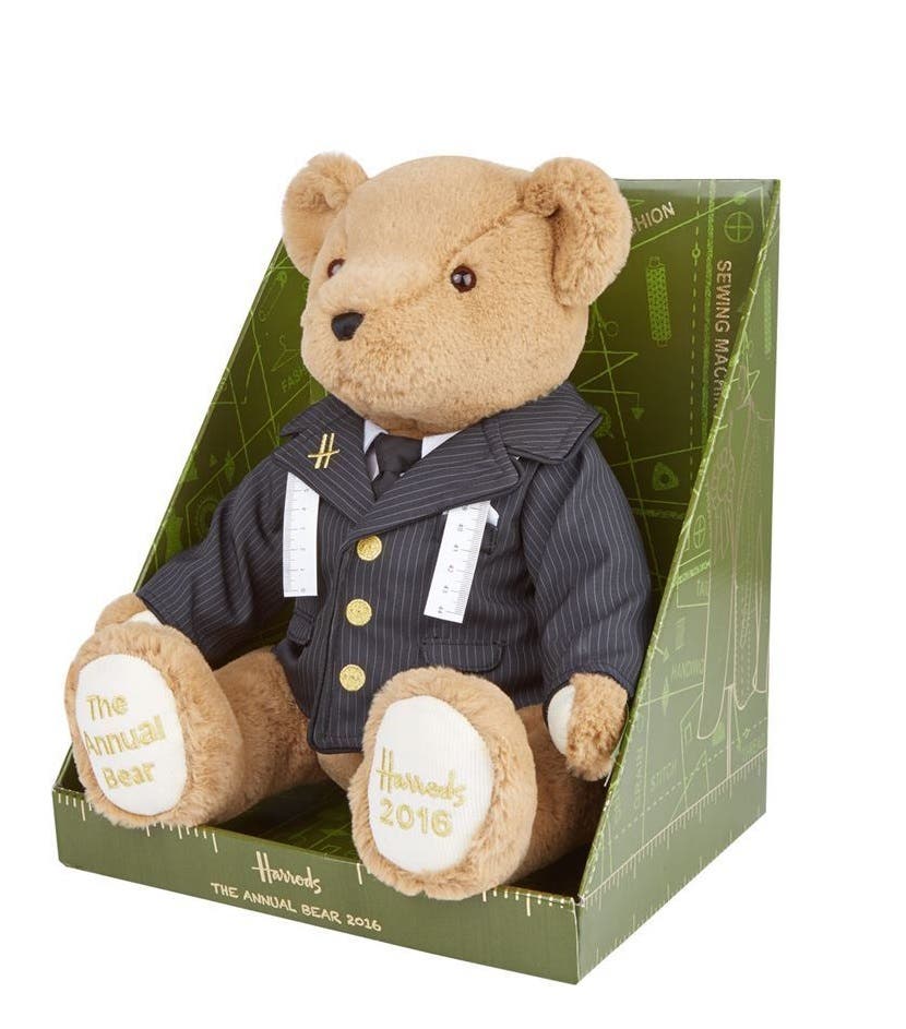 Harrods 2016 BOXED TAILOR BEAR Annual Edition Collectable Teddy