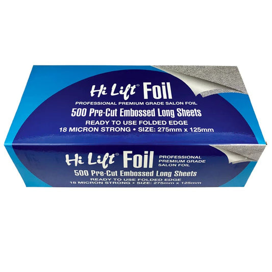 Hi Lift Foil 500 Pre Cut Sheets - LONG - 18 Micron Silver HLFS800