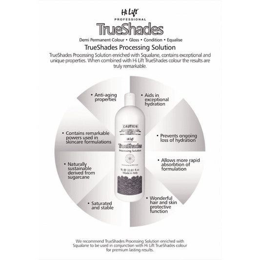 Hi Lift TrueShades Processing Solution 1L