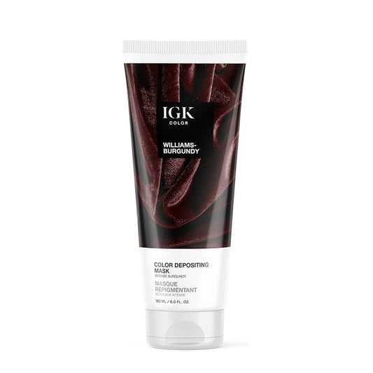 IGK Color Depositing Mask 180ml - Williams-Burgundy Intense Burgundy