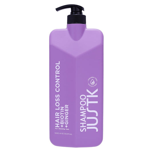 JustK Hair Loss Control + Biotin + Ginger Shampoo & Conditioner DUO 1L