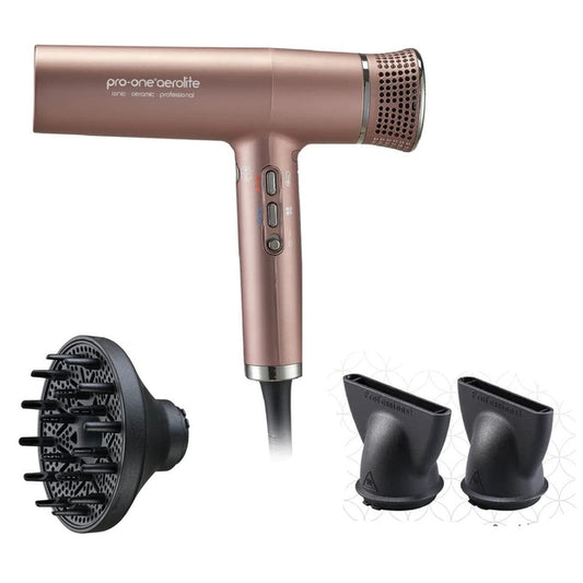Pro-One Aerolite Hairdryer - Gold