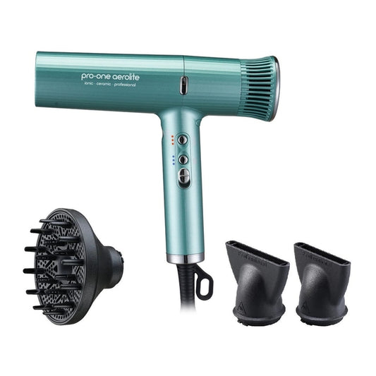 Pro-One Aerolite Hairdryer PRO05 - Emerald Green