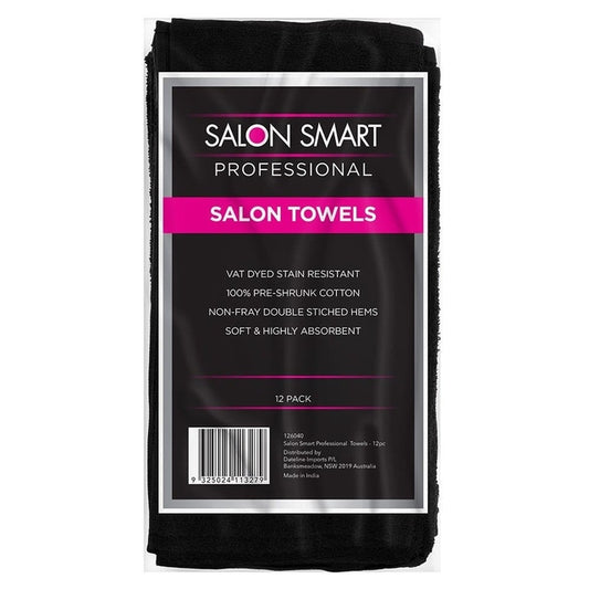 Salon Smart Professional Salon Towels 12pk 40cm x 80cm 126040
