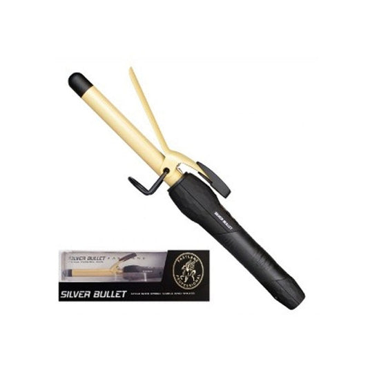 Silver Bullet FASTLANE Dual Voltage Curling Iron 19 , 25, 32, or 38mm Gold Ceramic Curler * Choose Size