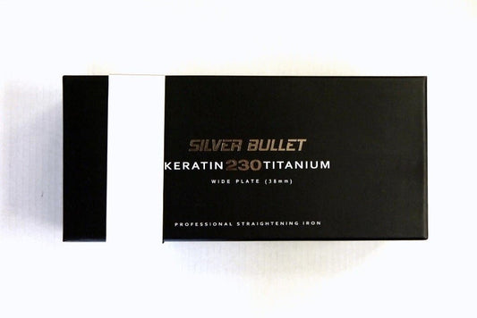 Silver Bullet Keratin Titanium 230 Silver WIDE Hair Straightener
