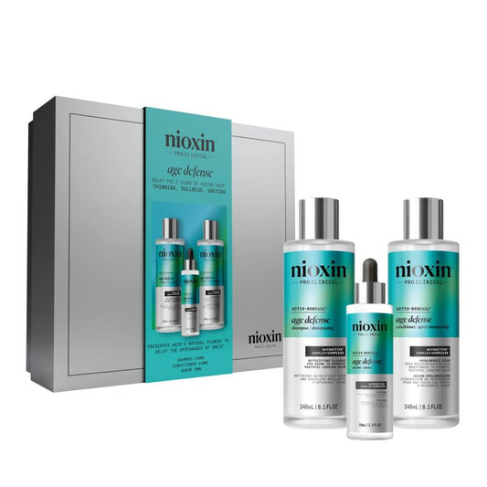 Nioxin Activ-Renewal Age Defense Trio Pack ( Shampoo, Conditioner, and Serum 70ml)
