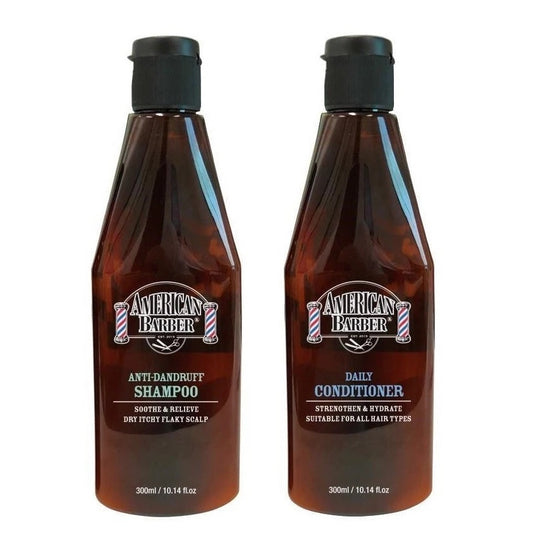American Barber Anti-Dandruff Shampoo & Daily Conditioner DUO 300ml
