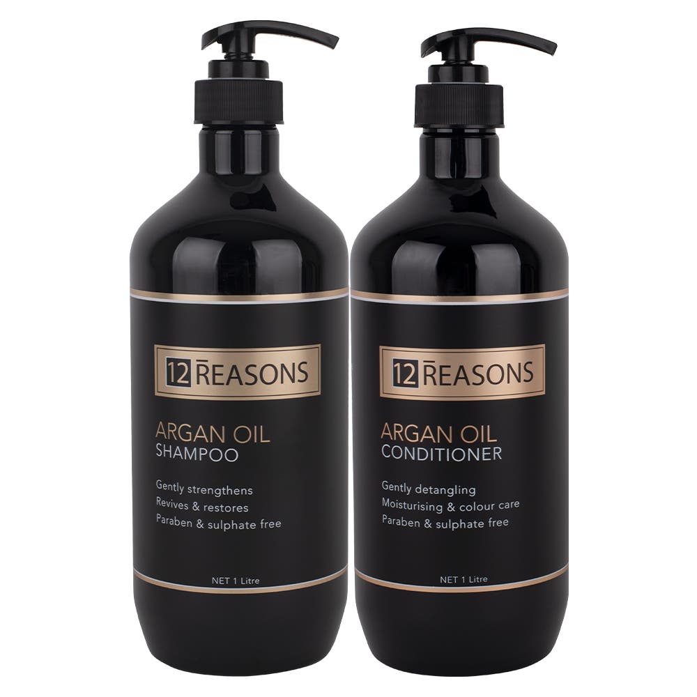 12Reasons Argan Oil Shampoo & Conditioner 1L
