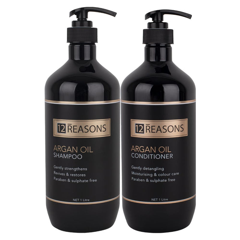 12Reasons Argan Oil Shampoo & Conditioner 1L
