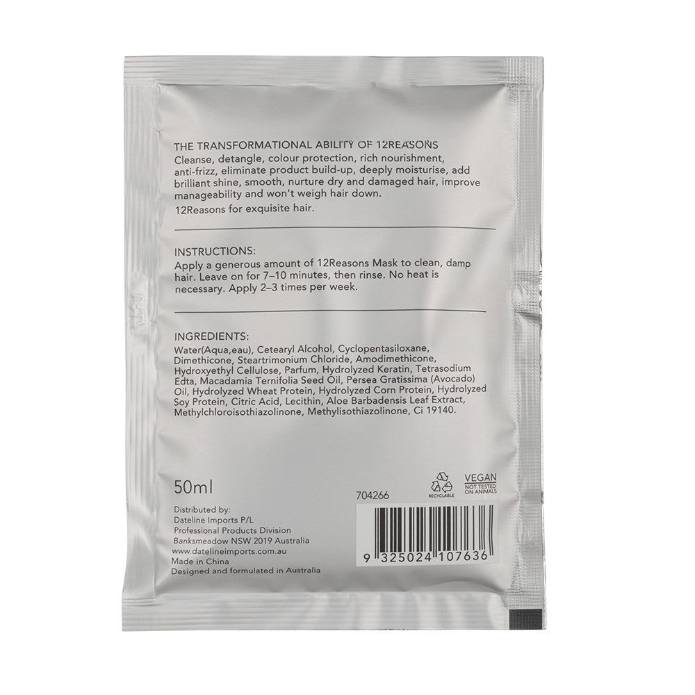 12Reasons Keratin Hair Mask Sachet 50ml 704266