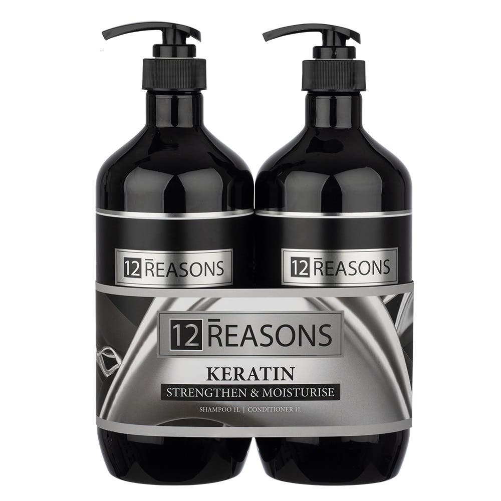 12Reasons Keratin Shampoo & Conditioner 1L