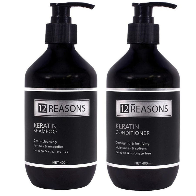 12Reasons Keratin Shampoo & Conditioner DUO 400ml