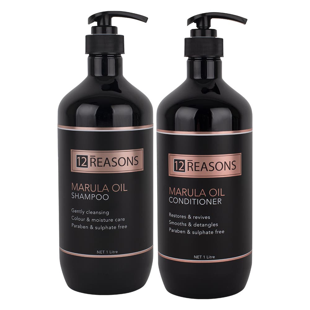 12Reasons Marula Oil Shampoo & Conditioner 1L