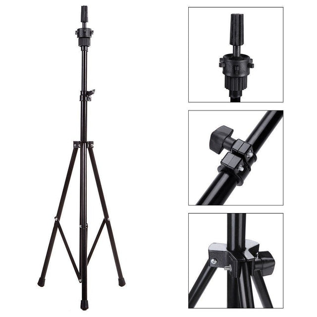140cm Adjustable Tripod Stand For Hairdressing Mannequin Head Training