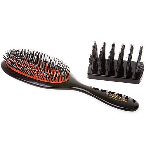 Mason Pearson HANDY BRISTLE NYLON Black | SSS Hair – SSS HAIR
