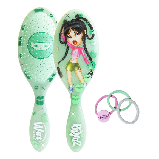 WetBrush Original Detangler Bratz Kit - Jade + 3pc Elastics