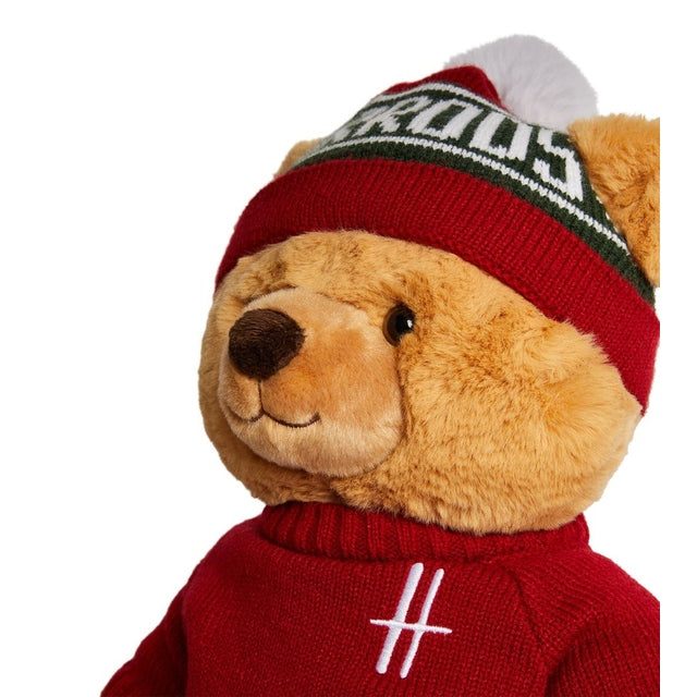 2023 HARRODS Christmas Bear Ethan 36cm Teddy Bear Brand New with Tags Attached