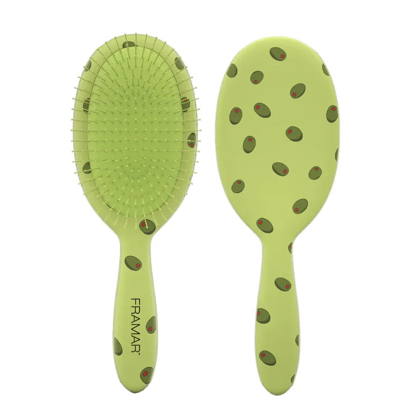 Framar Detangler Hair Brush Extra Dirty - Extra Olives