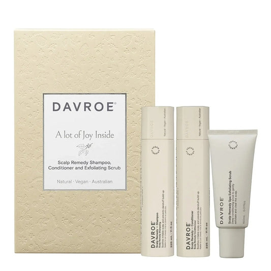 Davroe Scalp Remedy Trio Pack with Spa Exfoliating Scrub Gift Pack