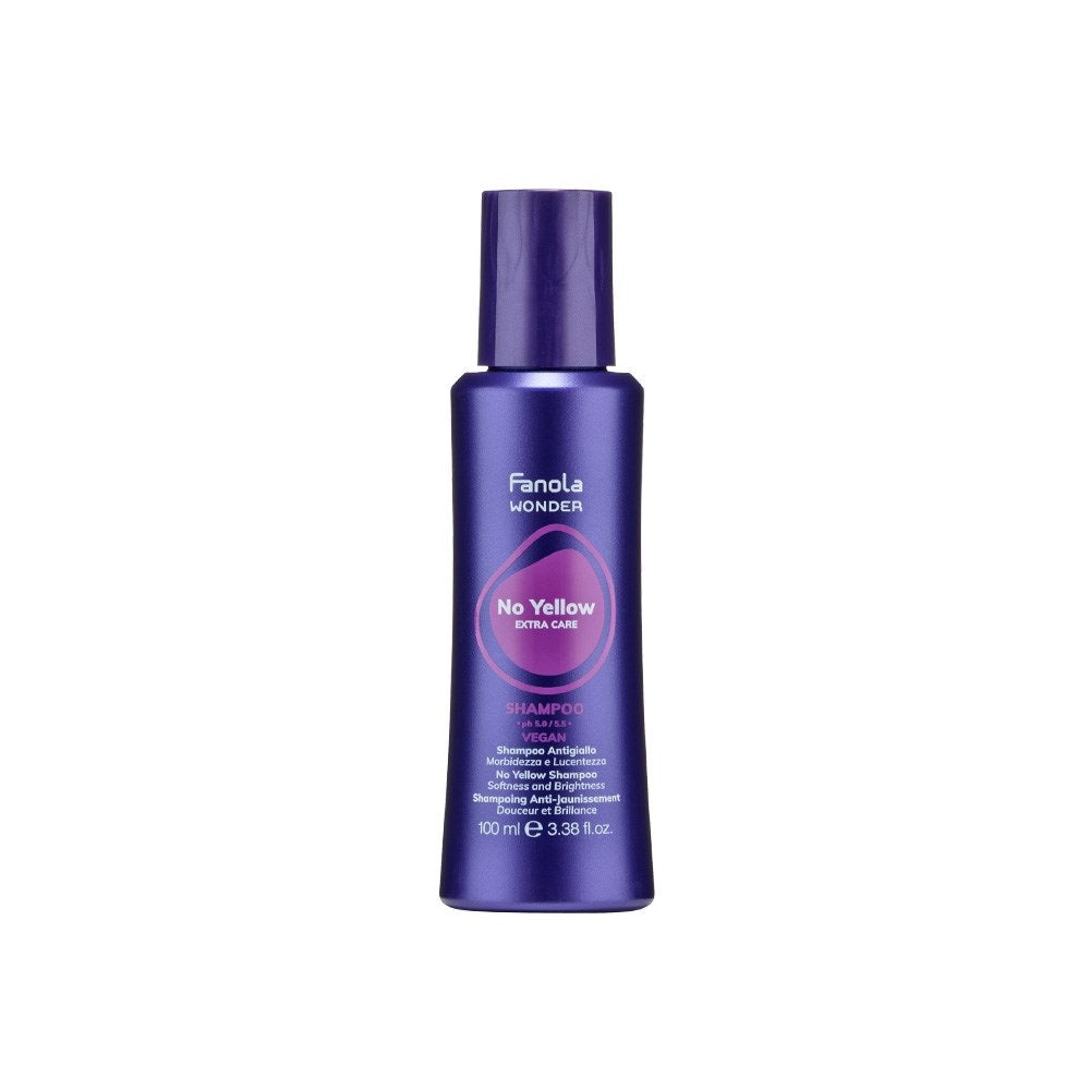 Fanola WONDER Extra Care No Yellow Shampoo - Travel 100mL
