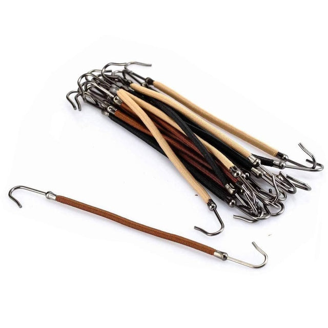6 x SSS Elastic Bungee Ponytail Hooks