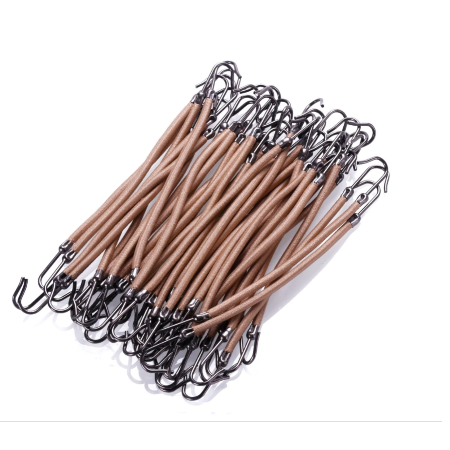 6 x SSS Elastic Bungee Ponytail Hooks