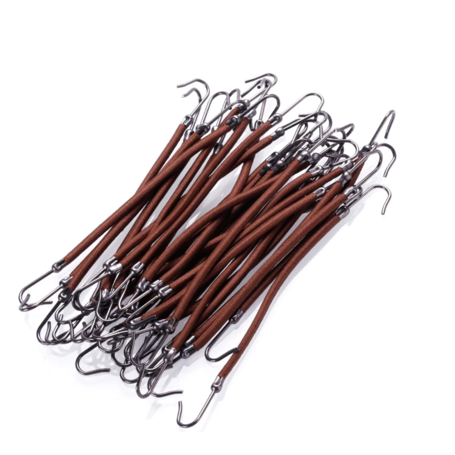 6 x SSS Elastic Bungee Ponytail Hooks