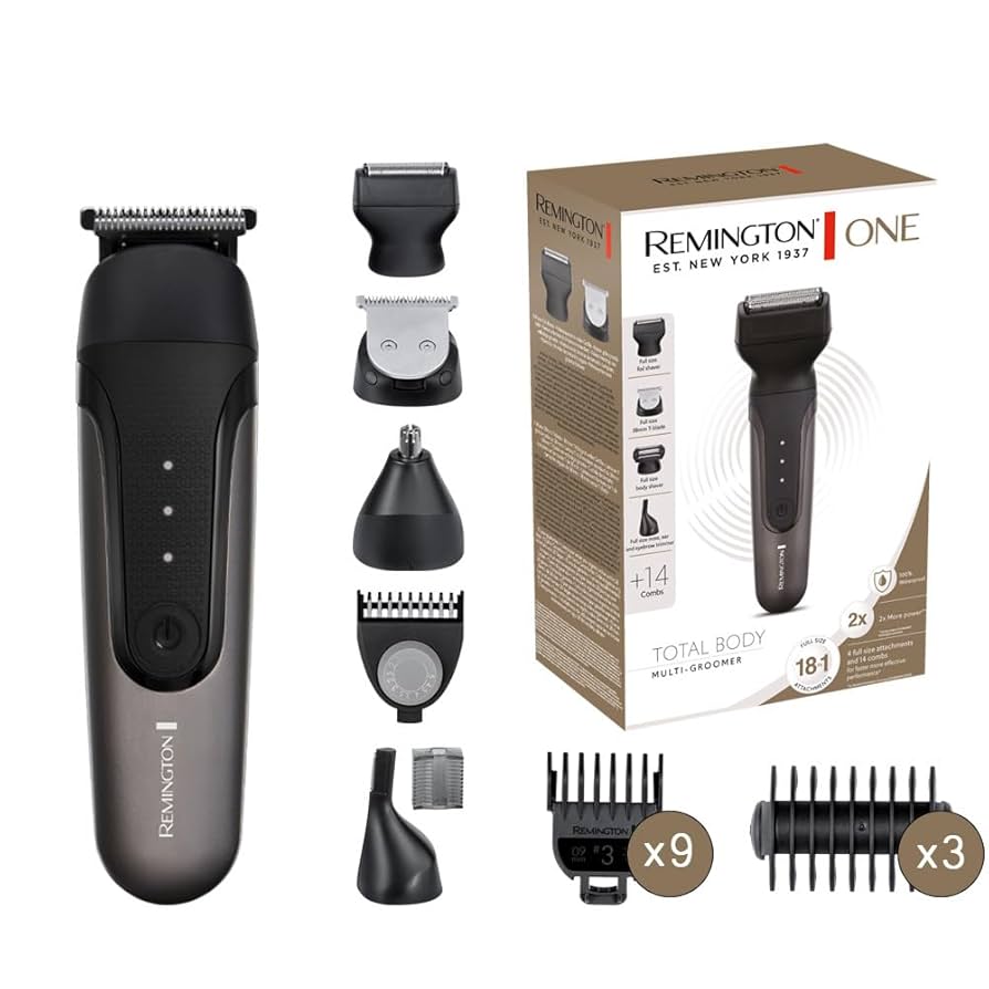 Remington ONE Total Body Multi Groomer PG780AU 18 in 1 All in One Grooming Kit Wet Dry USB C 60 min