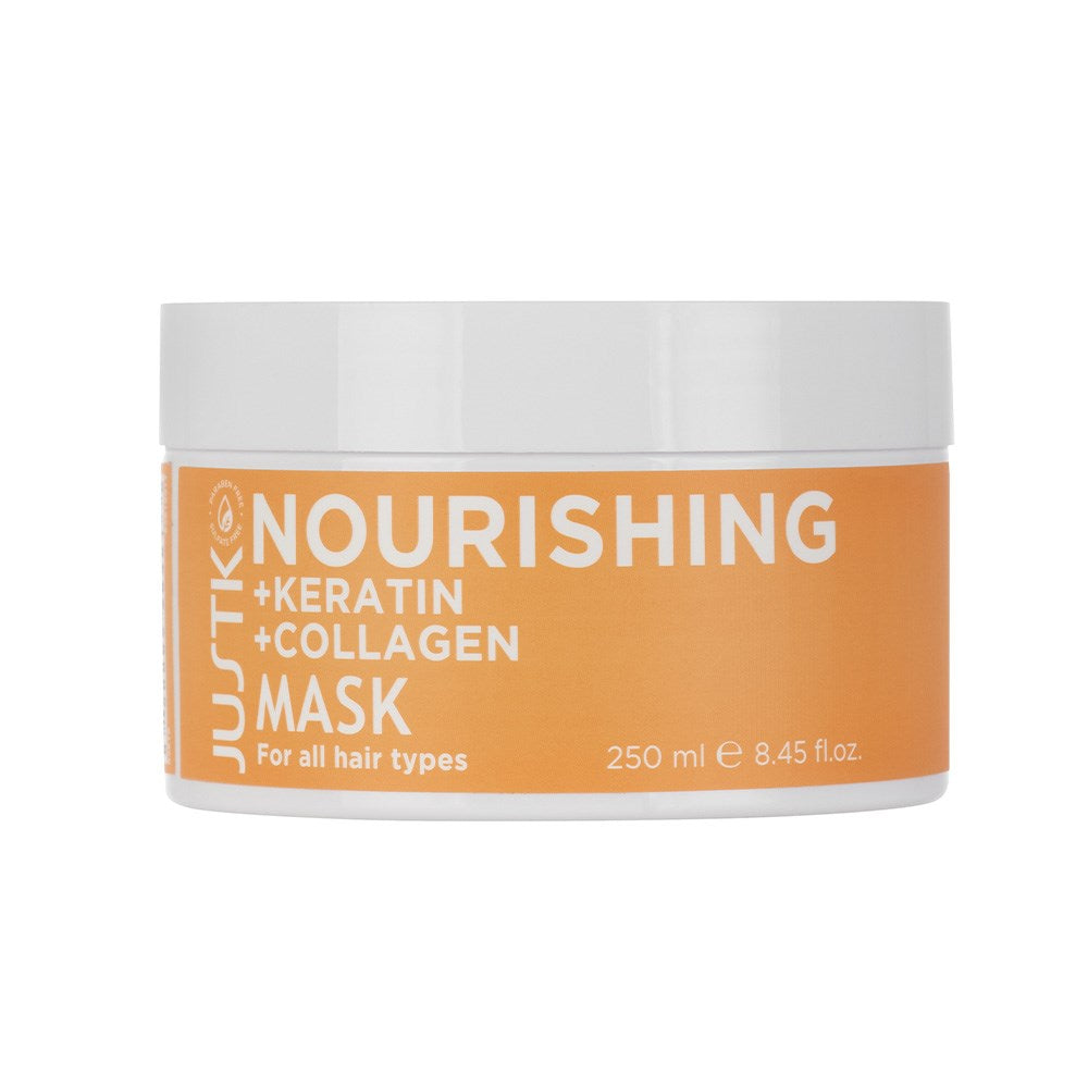 JustK Nourishing + Keratin + Collagen Hair Mask 250ml