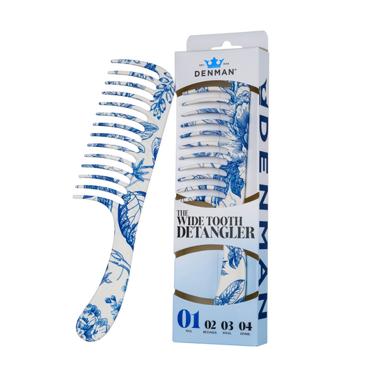 Denman D28 Wide Tooth Comb - Blue Belle