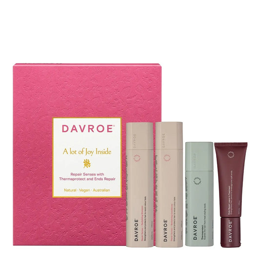 Davroe Repair Senses Quad Pack with Thermaprotect & Ends Repair Leave-in Treatment