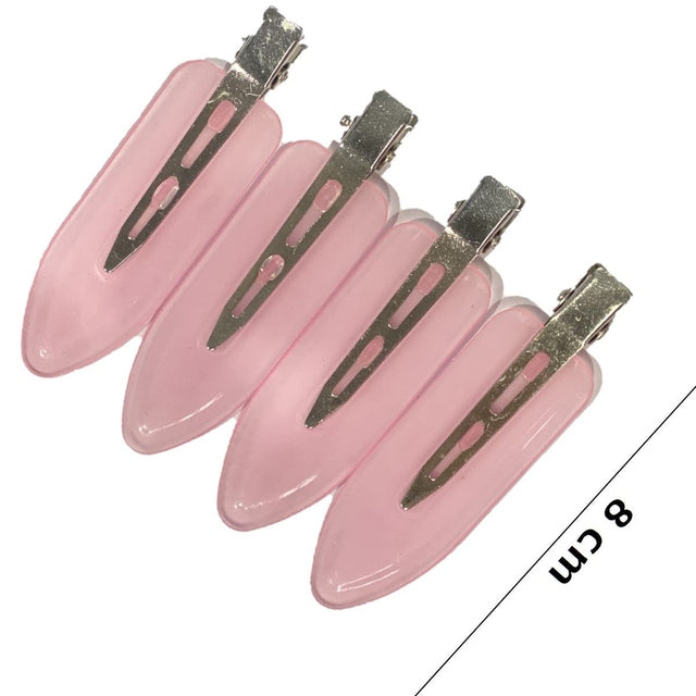 8cm No Crease or Bend Beauty Hair Clips Candy Colour 4 Pieces