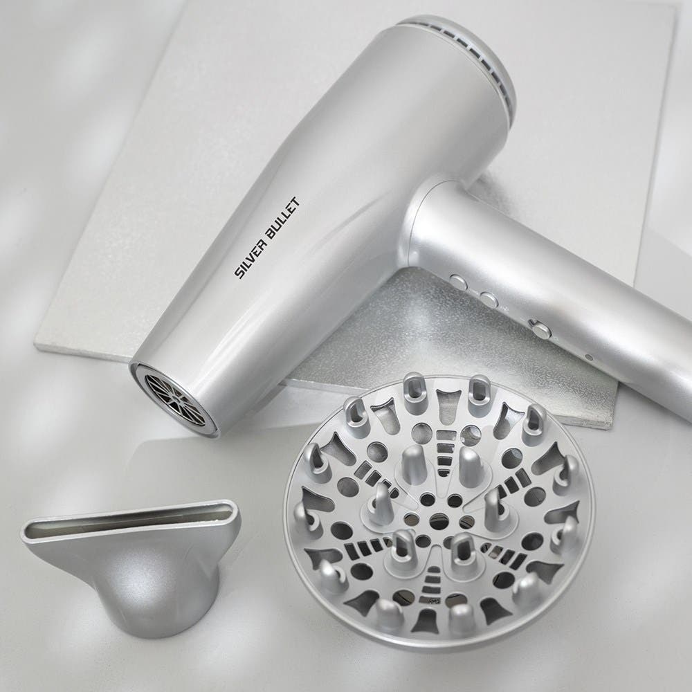 Silver Bullet Platinum Hair Dryer & Diffuser - 2200W Professional Power