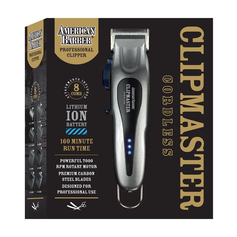 American Barber Clipmaster Cordless Clipper *choose colour