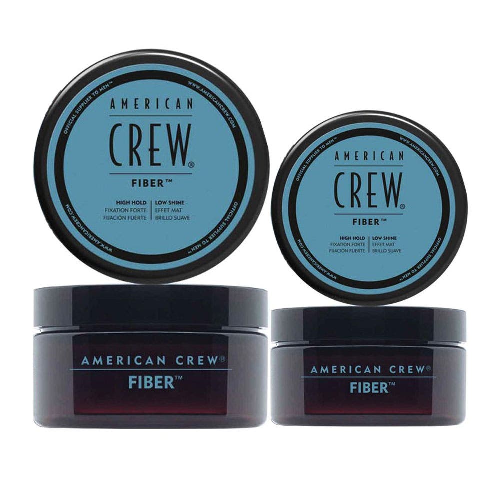 American Crew Fiber Duo Full Size 85g + Travel Size 50g , High Hold Low Shine