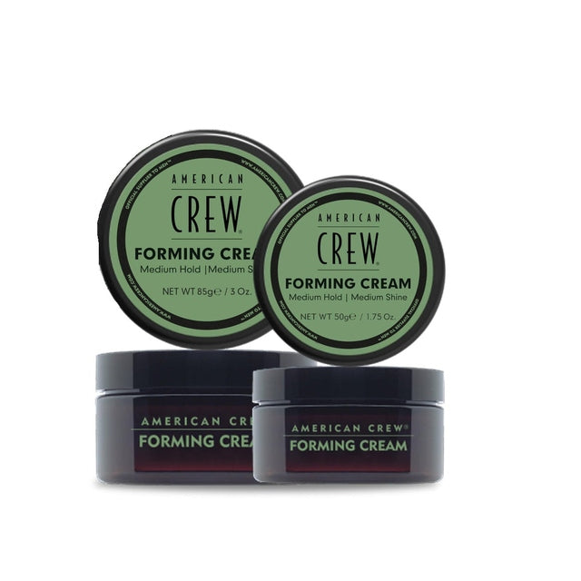 American Crew Forming Cream Duo Full Size 85g + Travel Size 50g , Medium Hold Medium Shine