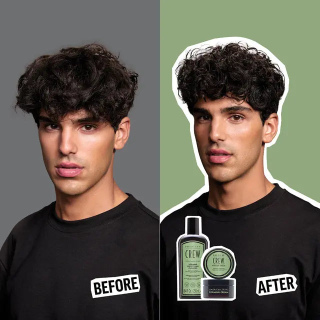 American Crew Forming Cream & Pre-Styling Shampoo With Bonus Socks Pack
