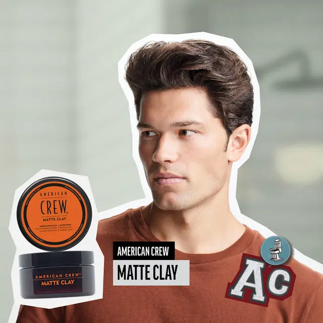 American Crew Matte Clay & Daily Shampoo With Bonus Socks Pack