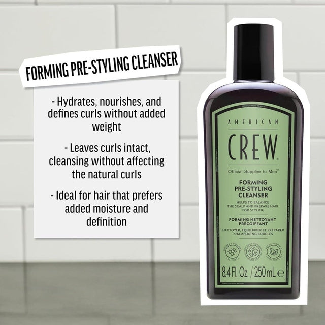 American Crew Men's Forming Pre-Styler Shampoo 250ml