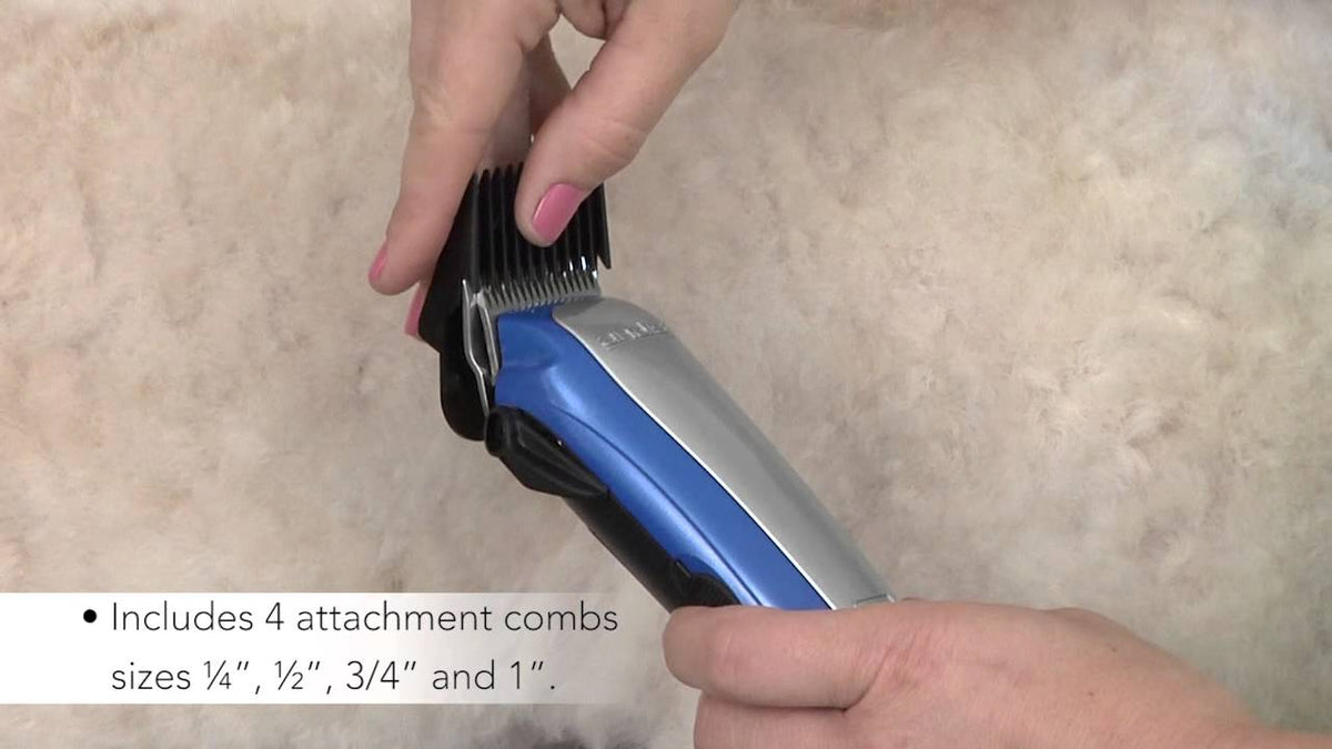 Andis EasyClip ULTRA Pet Clipper Kit – Medium-Duty, Adjustable Blade, 10-Piece Set for Light Grooming & Touch-Ups RACA