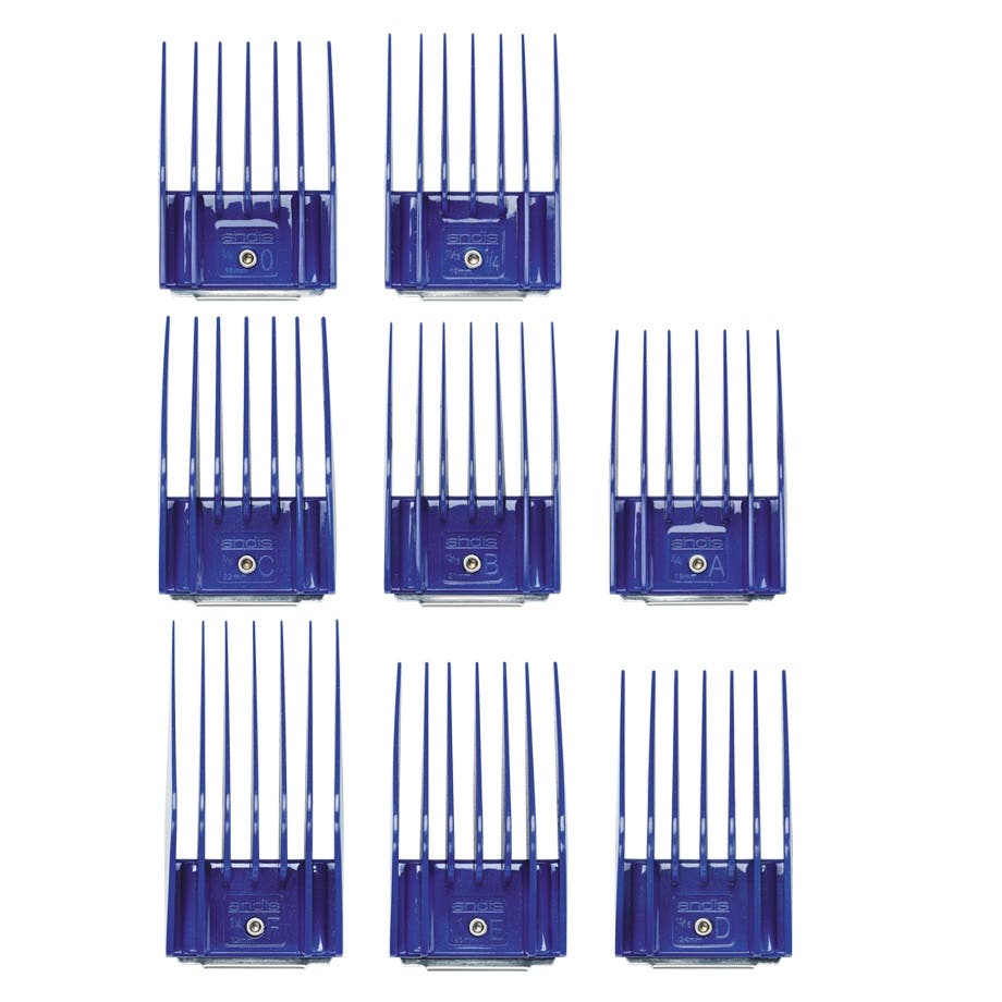 Andis Universal Comb Attachment 8pcs Set - Large