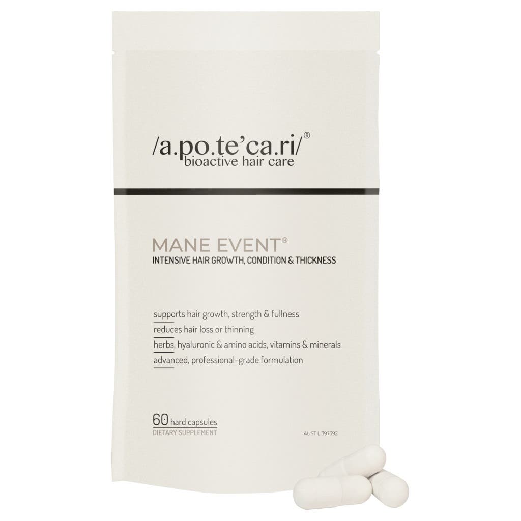 Apotecari Mane Event - Intensive hair growth, condition & thickness 60 Capsules REFILL POUCH