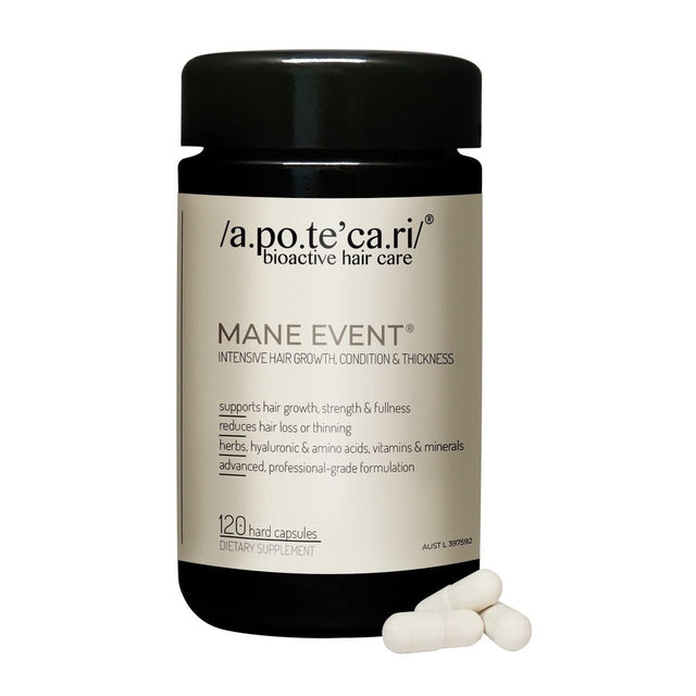Apotecari Mane Event - Intensive hair growth, condition & thickness 120 Capsules